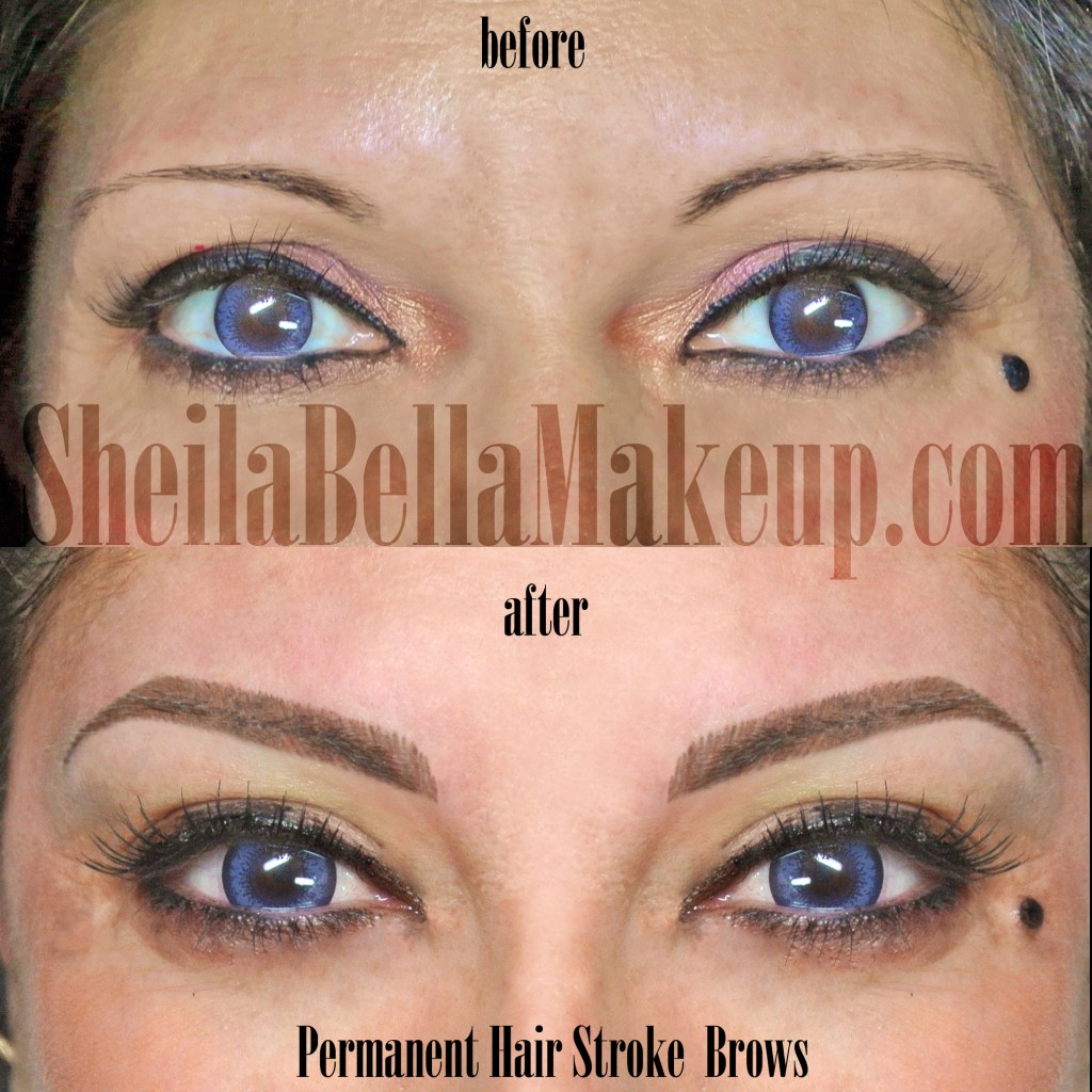Beautiful Hair Stroke Eyebrows Sheila Bella Permanent Makeup And Microblading